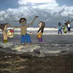Tilu On Beach cropmarx-illustration-character-design
